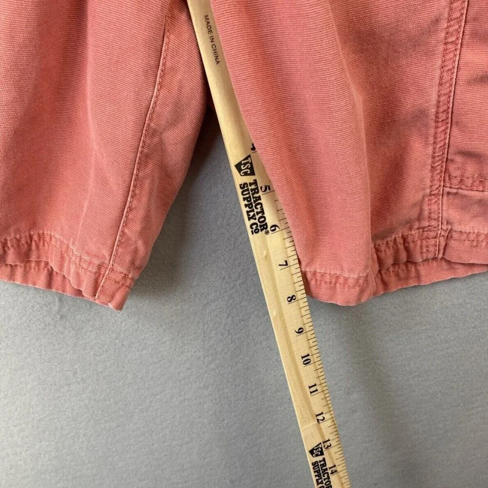 Tommy Bahama Cargo Shorts Men's Size 32 Belt Loops Relax Cotton Tencel Blend Red